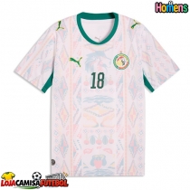 Camisa de Futebol Senegal Ismaila Sarr #18 Equipamento Principal Mundo 2026 Manga Curta